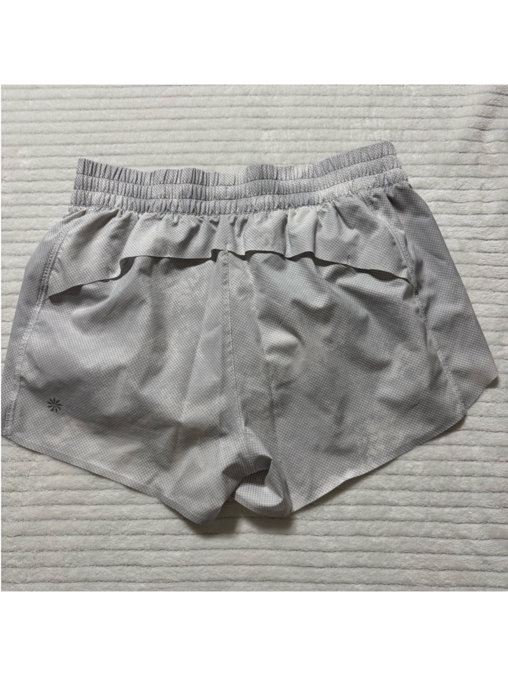 Athleta Layered Athletic Shorts in Lavender and Light Gray - Picture 9 of 12